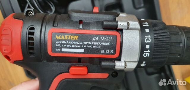 Шуруповерт Master да-18/2li