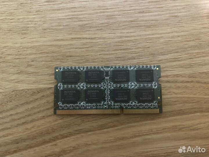 Оперативная память adata для ноутбука DDR3 2GB