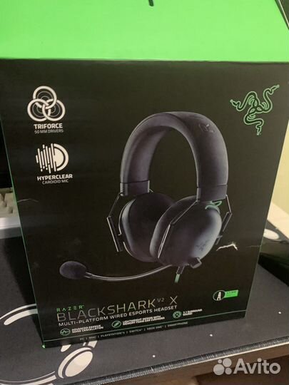 Игровые наушникик razer Blackshark V2 X