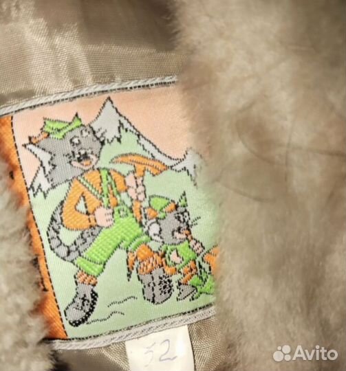 Шуба мутоновая с капюшоном