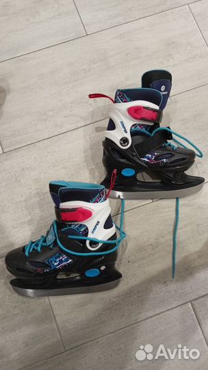 Коньки детские раздвижные р 27 30