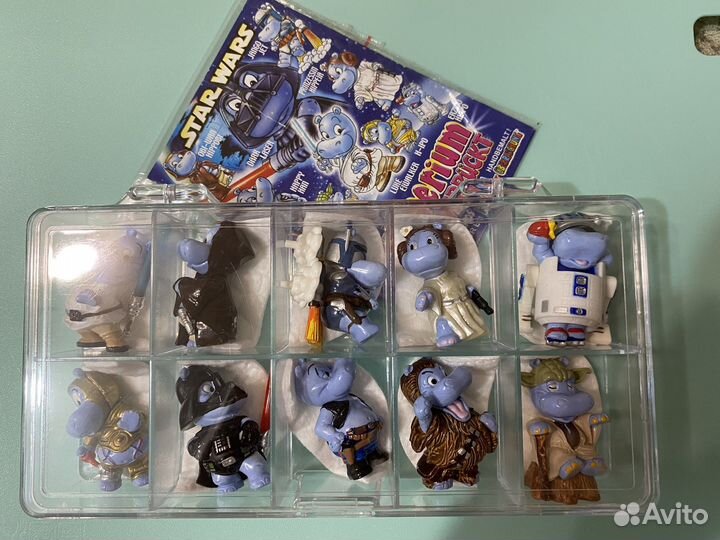 Бегемоты звездные войны бегемотики киндер 90-х