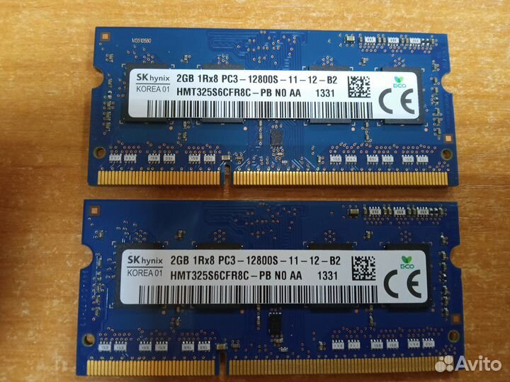 Оперативная память 4 Гб для ноутбука DDR3