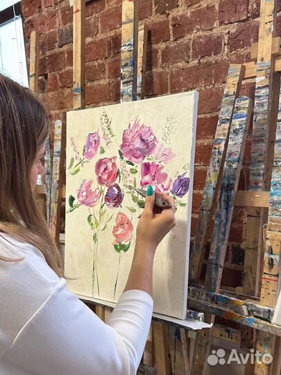 Мастер - класс по рисованию Мастихином