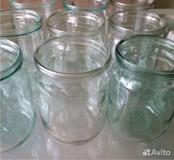 Банки стеклянные 3, 2, 1.5,1,0.7,0.5л для закруток