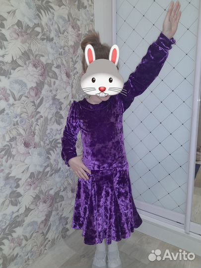Платье для танцев рост 110-116