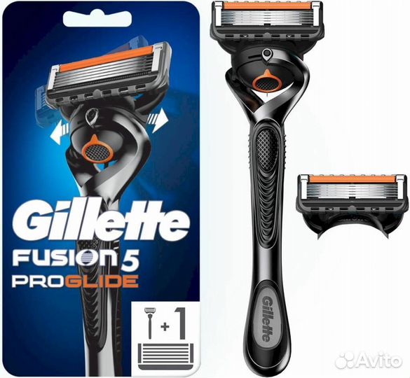 Бритва Gillette Fusion5 ProGlide +2 кассеты