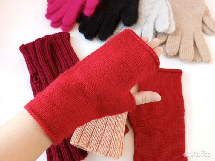 Перчатки митенки