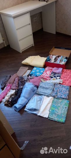 Отдам бесплатно отрезы ткани