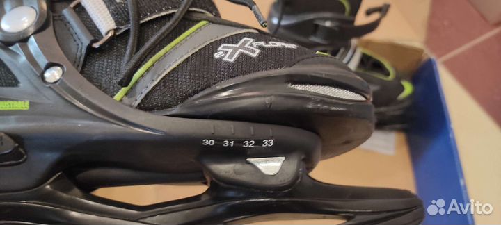 Коньки детские раздвижные 30 33