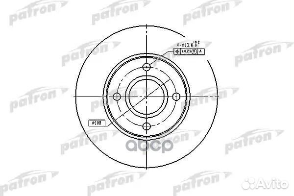 Диск тормозной передн ford: fiesta IV 95-02, FI