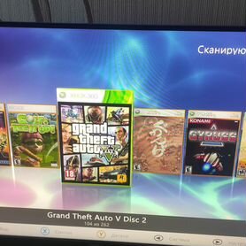 Xbox 360, прошит фрибут 260 игр, 2 джойстика