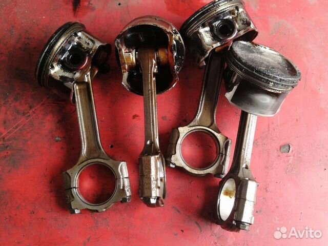Шатуны с поршнями ниссан mr20 комплект