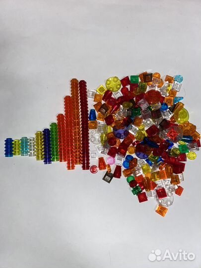 Lego цветные детали