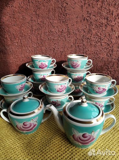 Полонное 12 персон. Винтажный фарфор