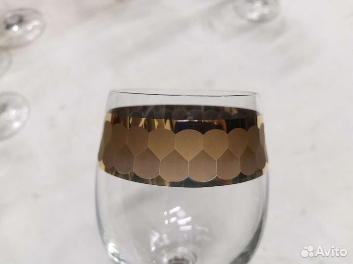 Советские бокалы винные 8 шт (Ч)