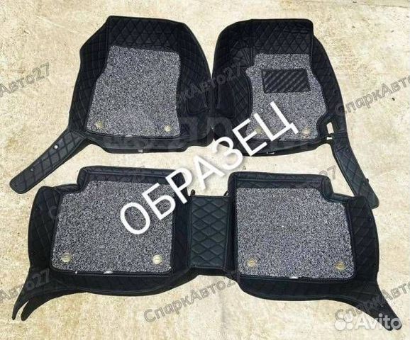 Коврики в салон 3D эко кожа Nissan Tiida правый ру