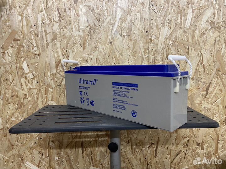 AGM агм (Гелевый) Аккумулятор Ultracell 70ач