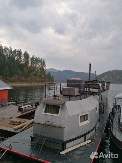 Баржа Гимс, плавдача