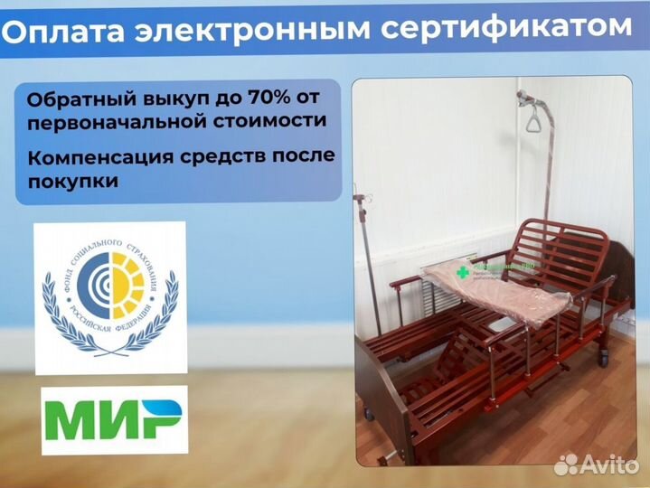 Кровать для лежачих больных