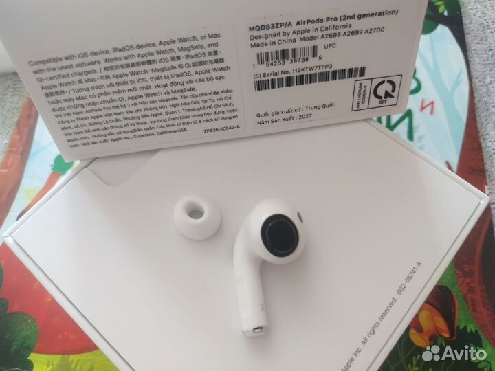 Airpods pro 2 правый наушник новый