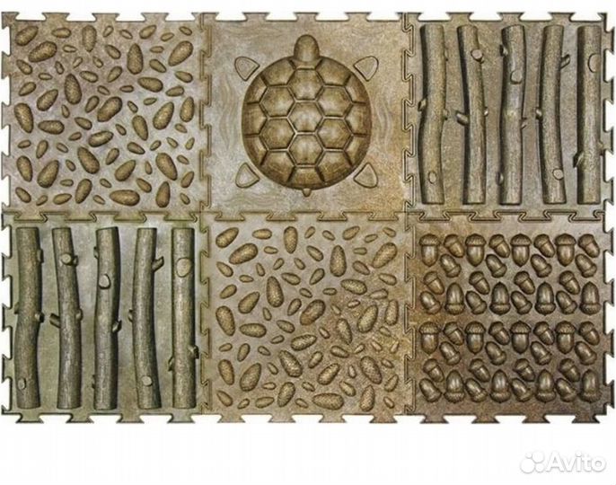 Ортопедический массажный детский коврик эко