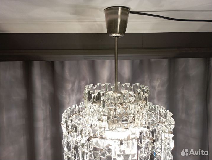Люстра винтажная хрустальная
