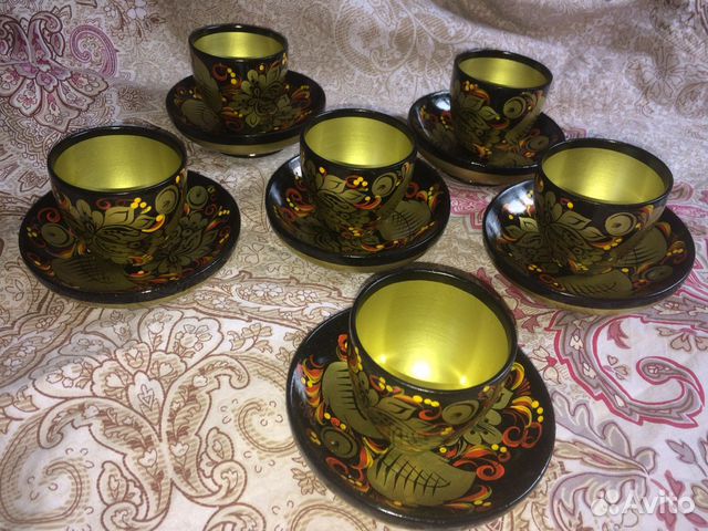 Посуда хохлома