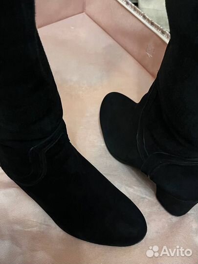 Сапоги женские зимние натуральная замша 38 размер