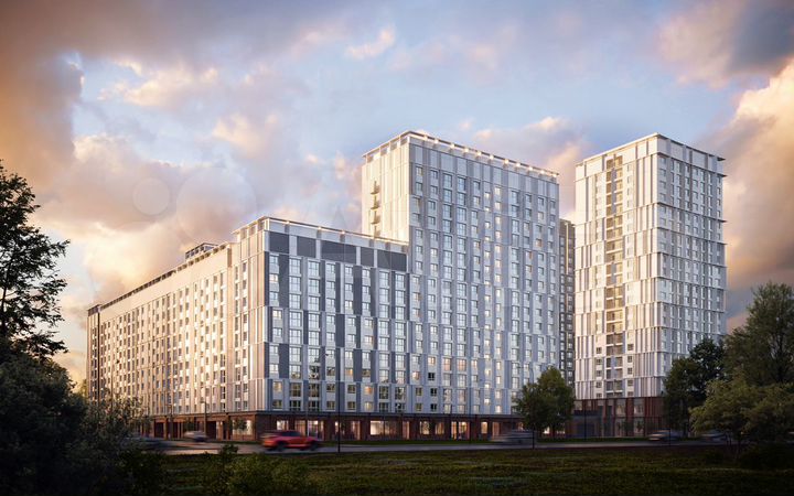 1-к. квартира, 37 м², 6/17 эт.