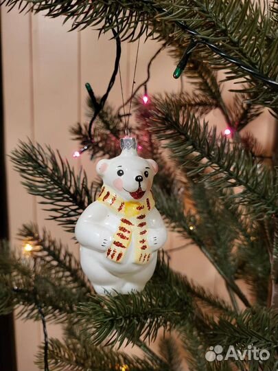 Елочные игрушки.Современные.Стекло