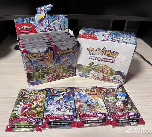 Бустеры Pokemon TCG Scarlet & Violet