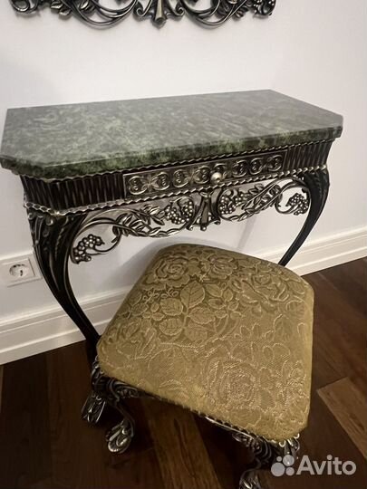 Зеркало мраморный столик винтаж