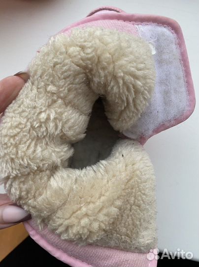 Сапожки для девочки утепленные