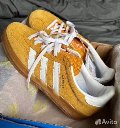 Adidas Gazelle Indoor Yellow оригинал