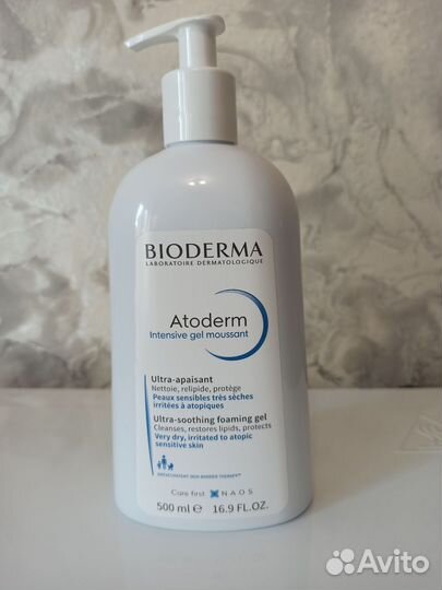 Bioderma Очищающий гель-мусс Atoderm Intensive Gel