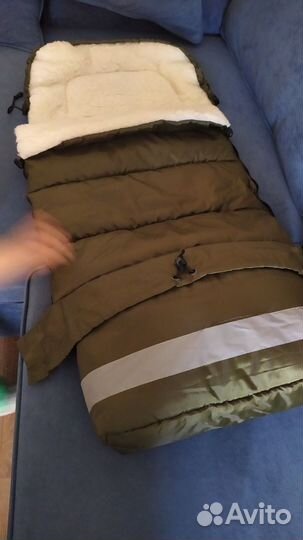 Конверт в коляску из овчины