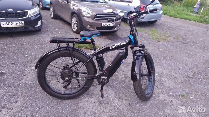 Электровелосипед - фэтбайк 26x4,0, редуктор 750 Вт