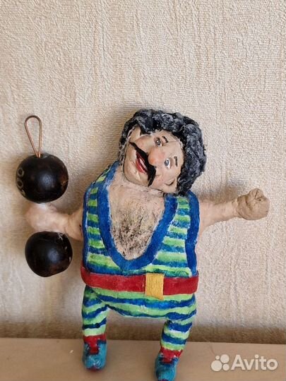 Ватные елочные игрушки. Винтажный цирк