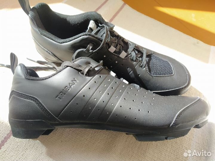 Велотуфли мтб 43 Decathlon с шипами SPD Shimano