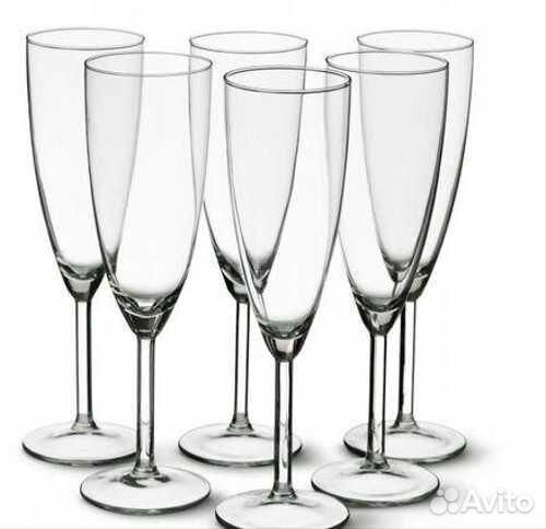 Бокал фужер IKEA svalka 5 шт (стекло)