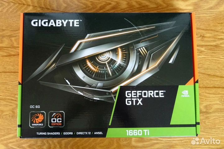 Видеокарта gtx 1660 ti 6gb Gigabyte