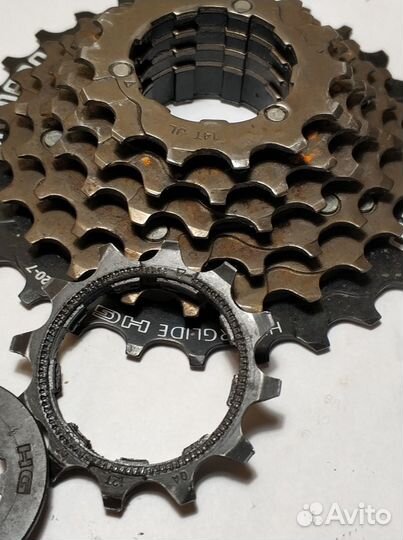 Shimano кассета CS-HG20-7, шатуны со звездой