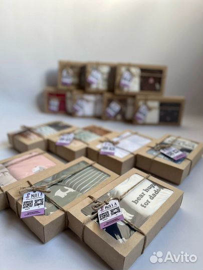 Боди C&A новые 56-92р в подарочной упаковке