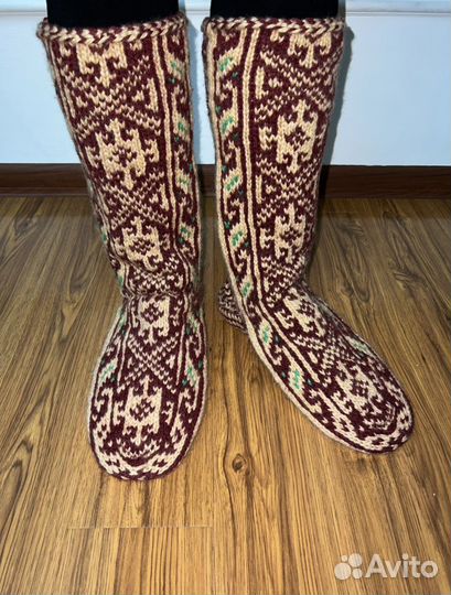 Вязаные Носки, Джурабы дагестанские мужские