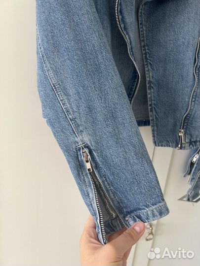Джинсовая куртка косуха reserved 42-44