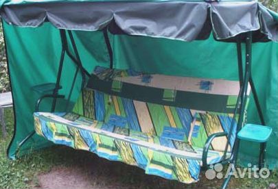 Тент на садовую качель
