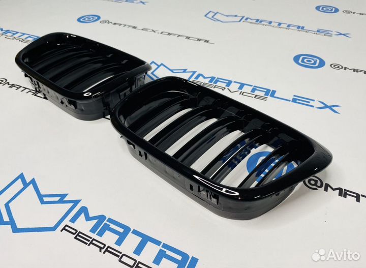 BMW E39, Решетка радиатора М, чёрный глянец