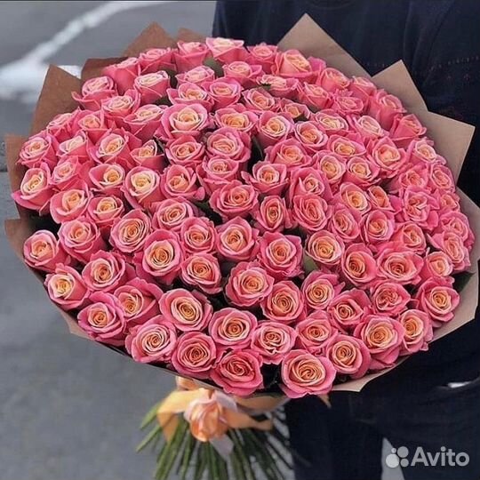 Букет роз 101 роза 51 Цветы доставка