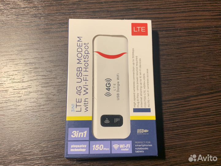 LTE Wi-Fi модем/роутер новые
